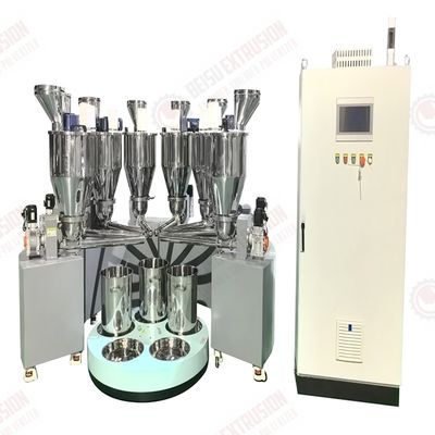 Automatic Batching Weighing Machine with 1-50Kg Ingredient Range 5-20G Weighing Accuracy and 1.5Kw Motor Power for SPC/WPC/PVC Extrusion