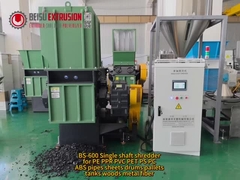 Μονοαξονικός καταστροφέας BEISU για PE PPR PVC SPC WPC PET PS PC ABS Σωλήνες φύλλα τύμπανα παλέτες δεξαμενές ξύλο