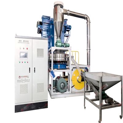 Plastic Waste Pvc Wpc Flooring Foam Board Sheet Door Profile Crushing Pulverizing Machine