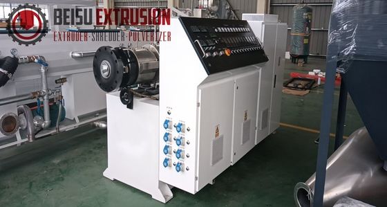 120rpm  PP-R  Plastic  Pipe 25mm Single Screw Extruder Stable Running